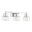 Éclairage pour salle de bain 3 lumières Savoy House Dover en chrome-486375229-486375232-486375233