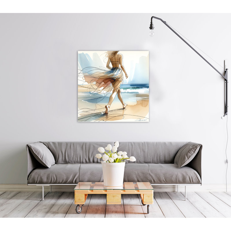 Art mural sur toile Breezy, H 30 po x l 30 po x P 1,5 po