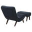 Chaise longue avec repose-pieds Lavli-75120761