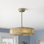 Maris 26" 6-Light Fandelier in Silver Dust with Remote Control