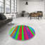 Tapis rayé rouge / vert / bleu Elloree-1177042319