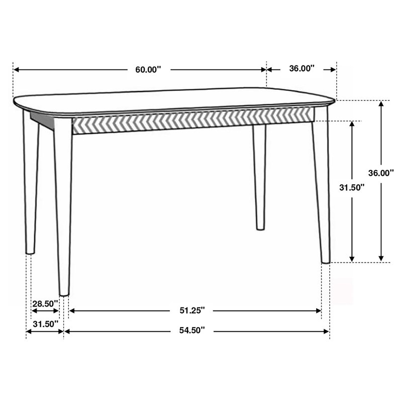 Ensemble de salle à manger 7 pièces Lambright, Chameau / espresso antique, 7 pièces : table, 6 chaises