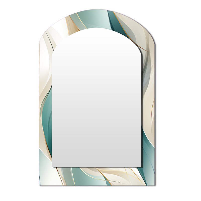 Miroir mural Subdued Elegance - Beige, 43 po x 33 po