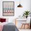 Blue Champagne Bottles Framed Giclee, design by Petal Prints Design-1137764498-1137764499