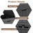 30 Gallon Water Resistant Durable Resin Lockable Deck Box(Black)-122292821