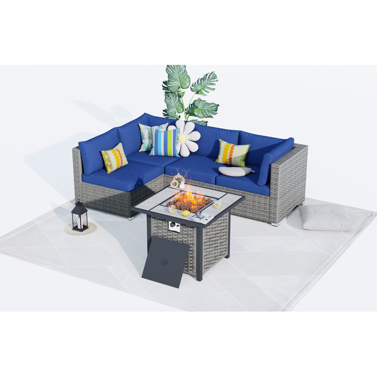 4 - Person Patio Conversation Sets with Cushions