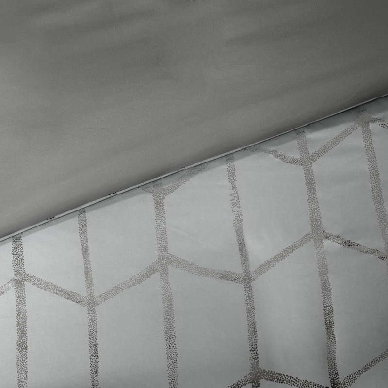 Contemporary Metallic Bedding Sets, Polyester, Modern Style For Home