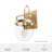  Aluminum Armed Sconce-78567110
