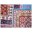 Wool Oriental Area Rug in Red/Light Blue/Orange