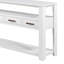 Table console moderne pour salon avec 4 tiroirs et 2 tablettes-108747859