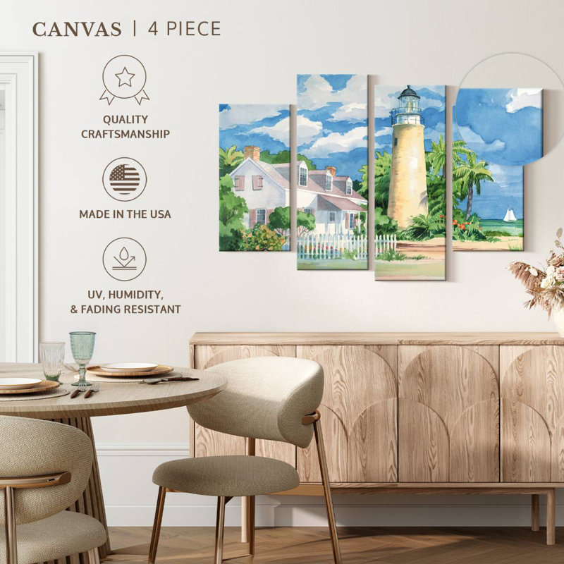 Aletra Historic Key West Lighthouse, 32" H x 52" W