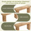 Console élégante, table d'appoint en bois-2069390843