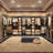 71'' - 110'' W Closet System with Wooden Drawers and Hanging Rods-1538658826