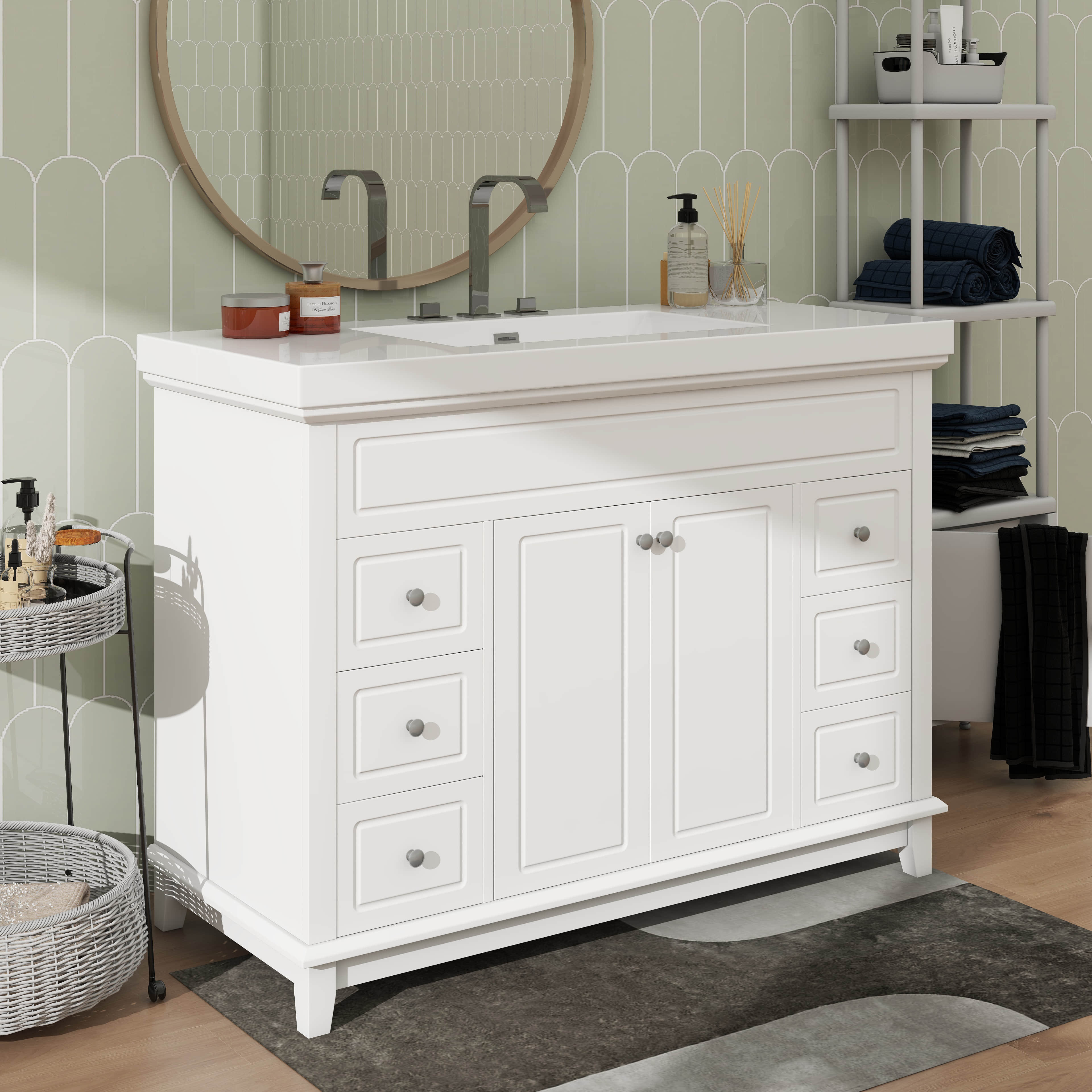 46 Inch Bathroom Vanitynull