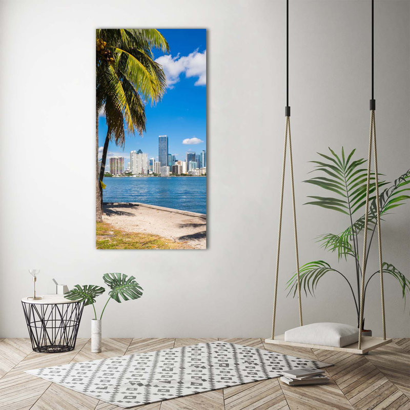 Miami - Wrapped Canvas Print
