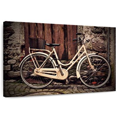 Mehar Bike On Cobblestone Path