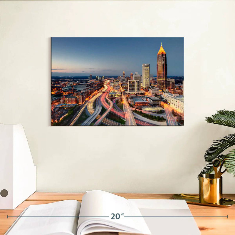Ravi Atlanta City Nightfall, H 8 po x l 12 po