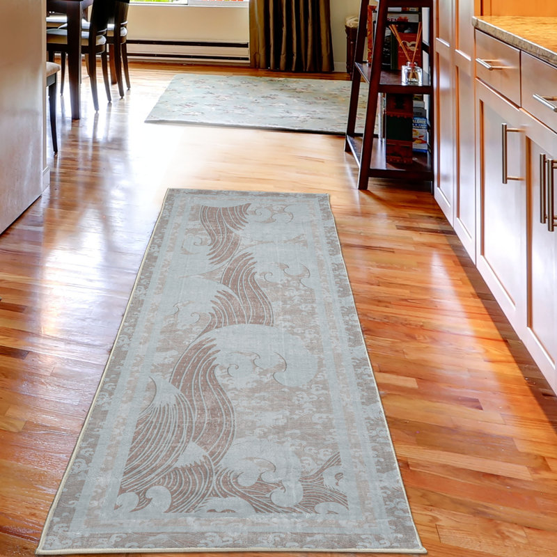 Tapis décoratif asiatique en polyester à haute densité