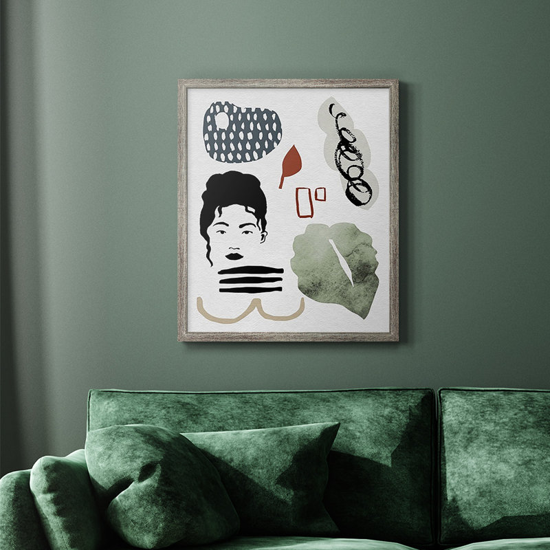 Toile encadrée de qualité supérieure - Prêt à accrocher, Gris, H 24 po x l 20 po