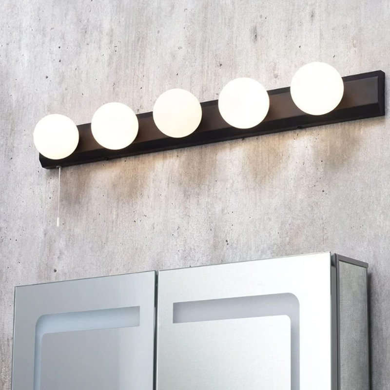 Brayson 5 - Light Bath Bar, Matte Black