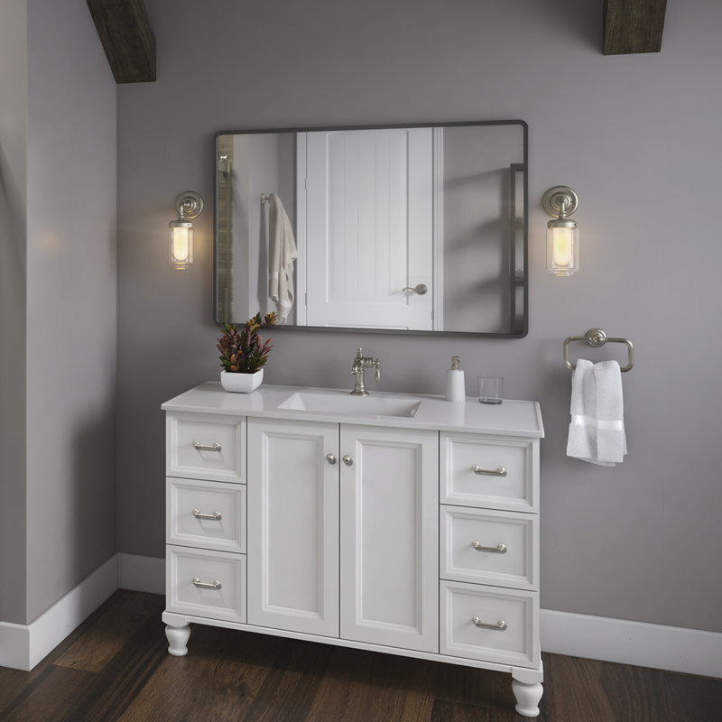 Artifacts 2 Light Indoor Bathroom Vanity Light Fixture, Polished Chrome