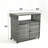Outdoor Bar Cart,Patio Wine Serving Cart w/Wheels-1565098231