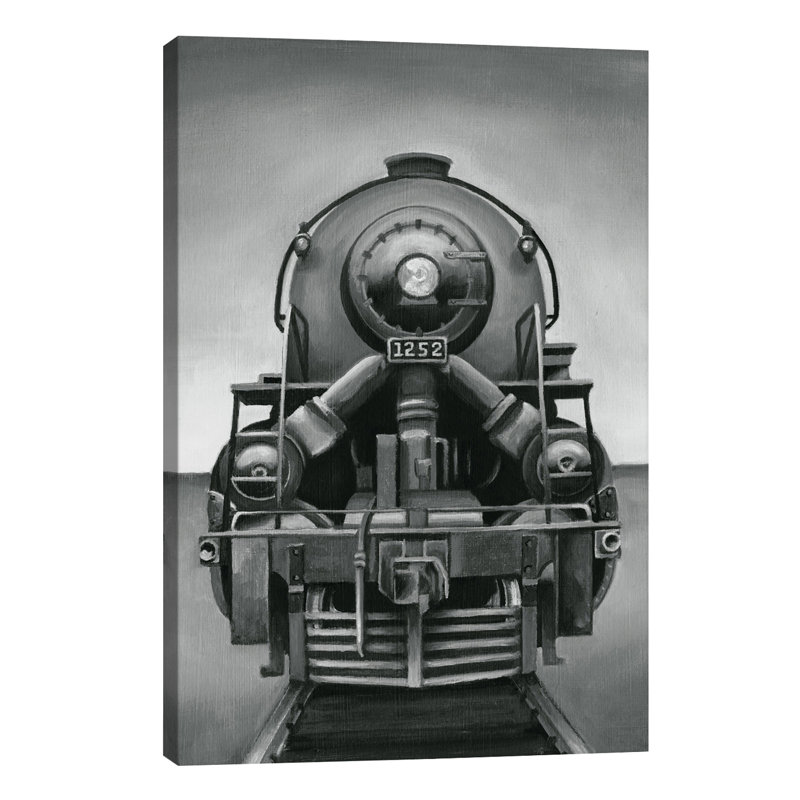 Vintage Train by Ethan Harper - Wrapped Canvas Print, 101.6 cm H x 66.04 cm W x 3.175 cm D