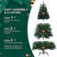 Arbre de Noël artificiel avec fil mémoire-1726011939
