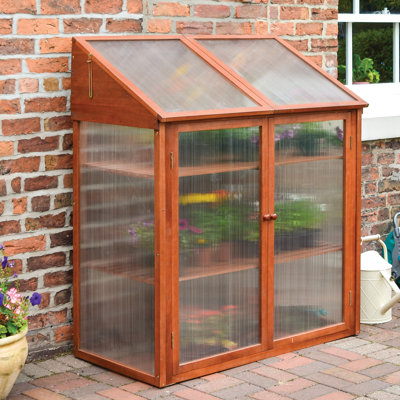 Rowlinson Hardwood Mini Greenhouse