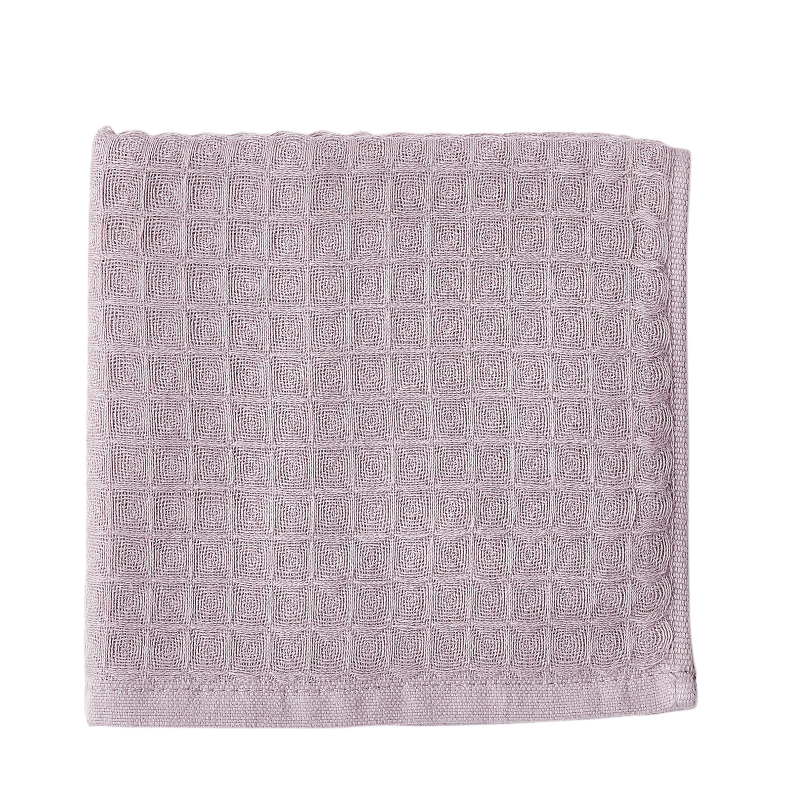 Waffle Twist Cotton Washcloth, Orchid