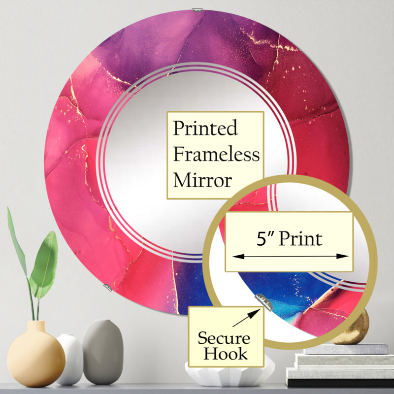 Miroir de salle de bain sans cadre, 24 po x 24 po