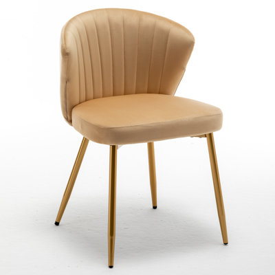 Raffinee Velvet Slipper Chair