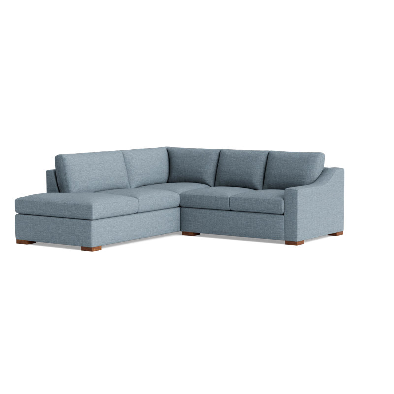 Lucca Sectional, Left Hand Facing, Performance Weave - Natural