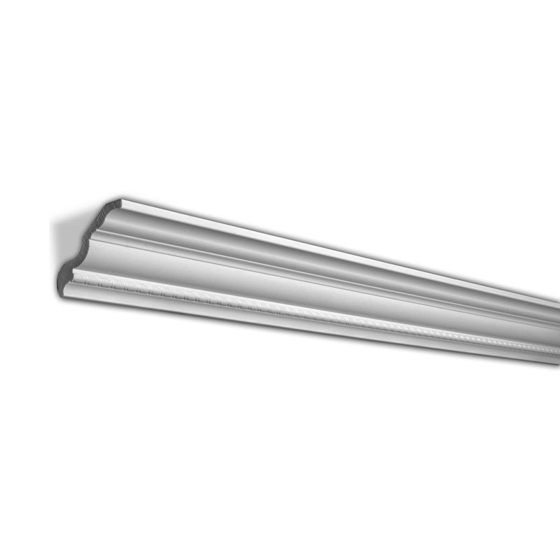 8-Foot Primed White Polystyrene Crown Moulding Pack