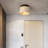 Modern Natural Stone And Wood Pendant Light