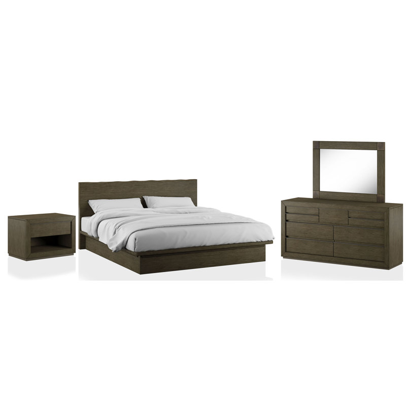Ensemble de chambre configurable avec lit plateforme Trevail