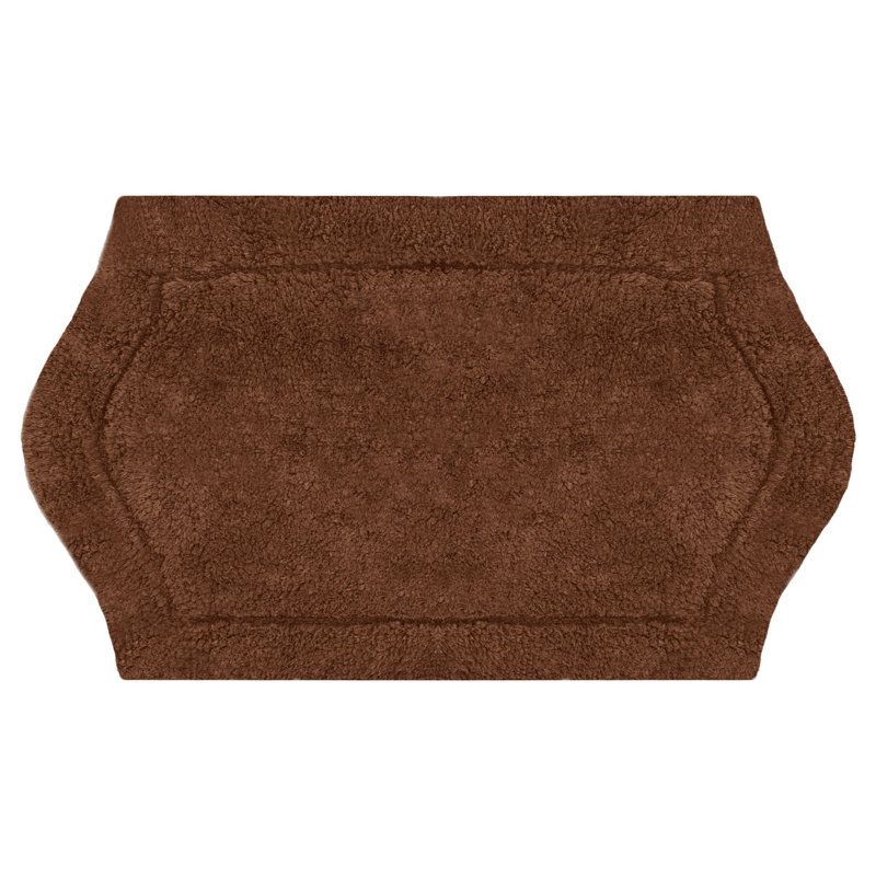Morissette Bath Rug, Chocolate, 17" W x 24" L