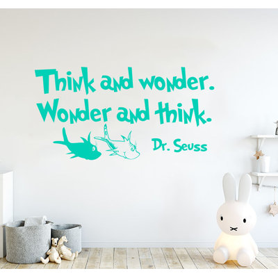 Adhésif décoratif «Think and Wonder»