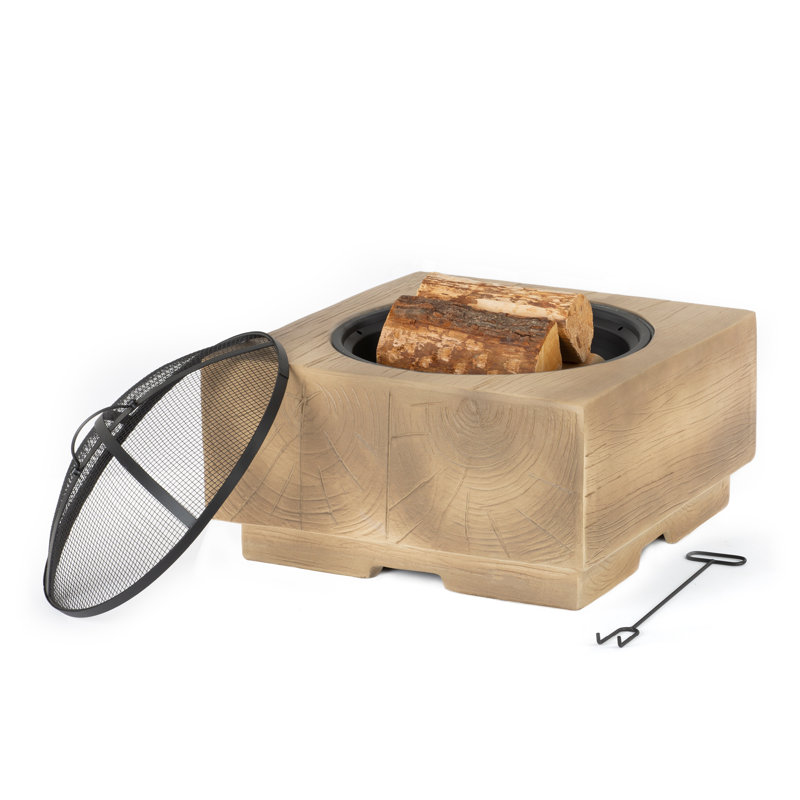 Absalon Square Cast Iron Smokeless Fire Pit