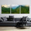 «Seychelles Jungles» par Epic Portfolio, art mural en verre acrylique 3 pièces-102088616