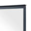 Miroir de commode Sely, structure au fini bleu marine, 38 x 38-126034612