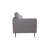 Light Gray Linen Loveseat