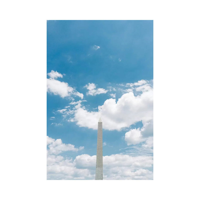 Washington Monument by Bethany Young - Print on Canvas, 45.72cm H x 30.48cm W x 1.91cm D, Wrapped Canvas