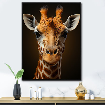 " Modern Brown Giraffe Symbolism "