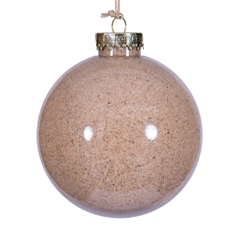 Ornement boule sans motif The Holiday Aisle®, Beige