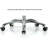 PERCH Chrome Multi-Task Office Chair with Adjustable Armrests and Foot Ring | Medium Bench Height 20-27"-17577410