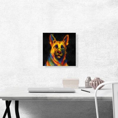" German Shepherd Police Dog "