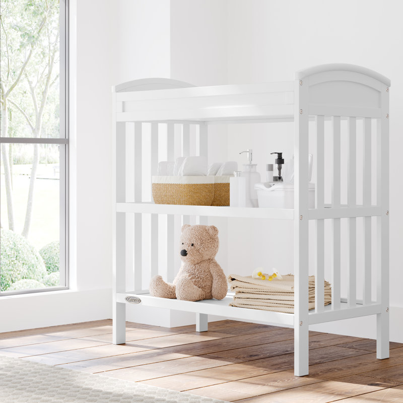 Table à langer avec coussin Benton, Blanc