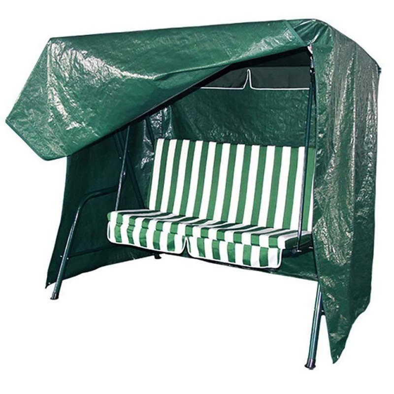 SWING SEAT COVER | Hammock Cover | Heavy Duty & Waterproof | Wipe Clean Surfaces | Zipped Front | Strong Woven Polyethylene Material | Full UV Protection | SIZE: W:220Cm D:150Cm H:170Cm