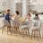 26" Swivel Upholstered Counter Stool With Solid Wood Frame And Mid Back-1177441166